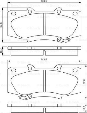 BOSCH 0 986 495 352 - Jarrupala, levyjarru inparts.fi