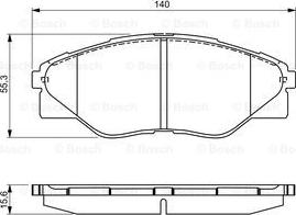 MK Kashiyama D2303-01 - Jarrupala, levyjarru inparts.fi