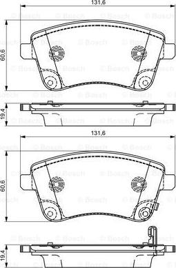 BOSCH 0 986 495 307 - Jarrupala, levyjarru inparts.fi