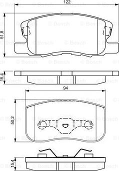 BOSCH 0 986 495 313 - Jarrupala, levyjarru inparts.fi