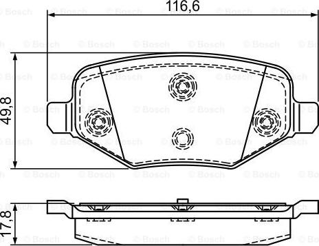 BOSCH 0 986 495 385 - Jarrupala, levyjarru inparts.fi