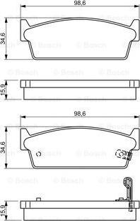 BOSCH 0 986 495 329 - Jarrupala, levyjarru inparts.fi