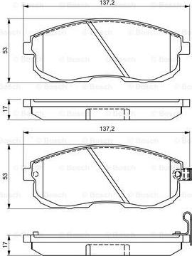 BOSCH 0 986 495 328 - Jarrupala, levyjarru inparts.fi