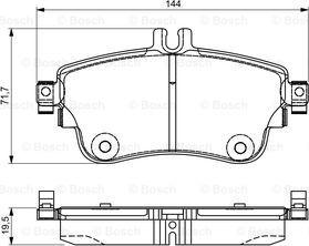 BOSCH 0 986 495 299 - Jarrupala, levyjarru inparts.fi