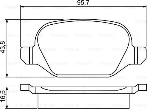 BOSCH 0 986 495 291 - Jarrupala, levyjarru inparts.fi