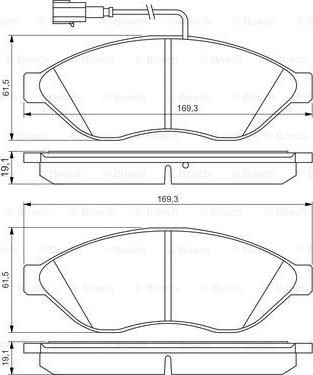 BOSCH 0 986 495 293 - Jarrupala, levyjarru inparts.fi