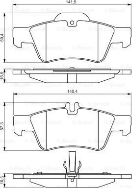 BOSCH 0 986 495 248 - Jarrupala, levyjarru inparts.fi