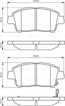 BOSCH 0 986 495 242 - Jarrupala, levyjarru inparts.fi