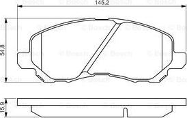 BOSCH 0 986 495 253 - Jarrupala, levyjarru inparts.fi