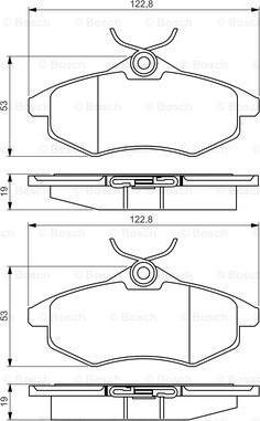 BOSCH 0 986 495 268 - Jarrupala, levyjarru inparts.fi