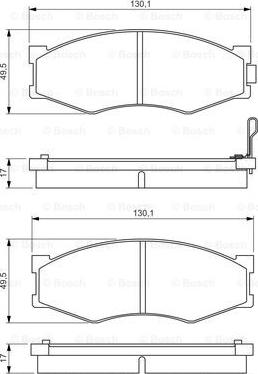 BOSCH 0 986 495 263 - Jarrupala, levyjarru inparts.fi