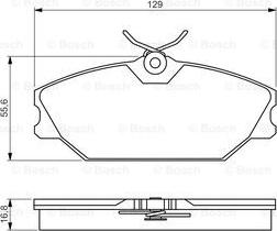 BOSCH 0 986 495 262 - Jarrupala, levyjarru inparts.fi