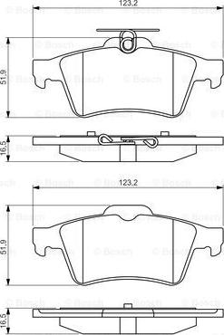 BOSCH 0 986 495 216 - Jarrupala, levyjarru inparts.fi