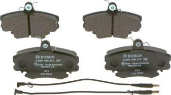 BOSCH 0 986 495 212 - Jarrupala, levyjarru inparts.fi