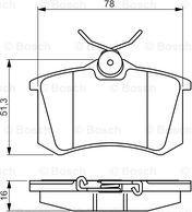 BOSCH 0 986 495 231 - Jarrupala, levyjarru inparts.fi