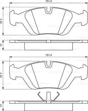 BOSCH 0 986 495 229 - Jarrupala, levyjarru inparts.fi