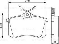 BOSCH 0 986 495 226 - Jarrupala, levyjarru inparts.fi