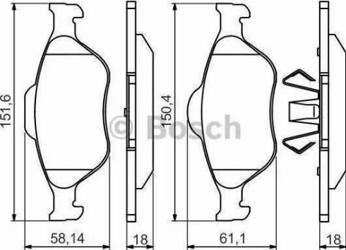 BOSCH 986424558 - Jarrupala, levyjarru inparts.fi