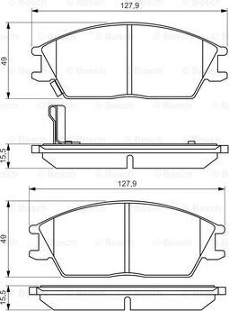 BOSCH 0 986 495 221 - Jarrupala, levyjarru inparts.fi