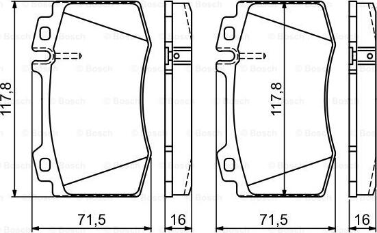 BOSCH 0 986 495 278 - Jarrupala, levyjarru inparts.fi