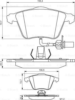 BOSCH 0 986 495 272 - Jarrupala, levyjarru inparts.fi