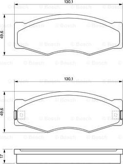 BOSCH 0 986 490 990 - Jarrupala, levyjarru inparts.fi