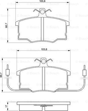 BOSCH 0 986 490 930 - Jarrupala, levyjarru inparts.fi