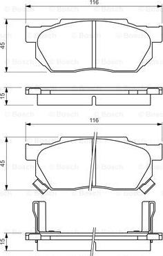 BOSCH 0 986 490 440 - Jarrupala, levyjarru inparts.fi