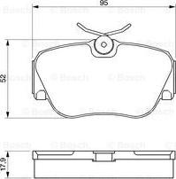 BOSCH 0 986 490 550 - Jarrupala, levyjarru inparts.fi