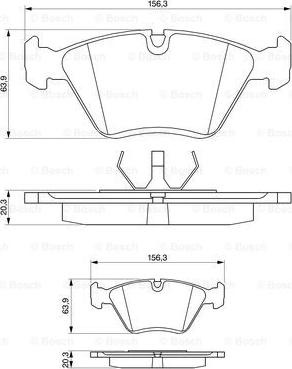 BOSCH 0 986 490 640 - Jarrupala, levyjarru inparts.fi