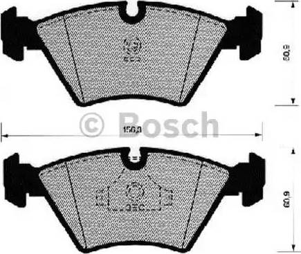 BOSCH 0 986 490 641 - Jarrupala, levyjarru inparts.fi