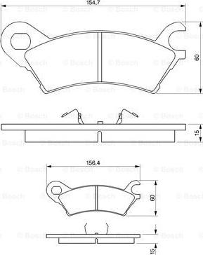 BOSCH 0 986 490 370 - Jarrupala, levyjarru inparts.fi