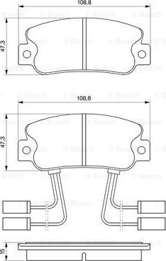 BOSCH 0 986 491 330 - Jarrupala, levyjarru inparts.fi