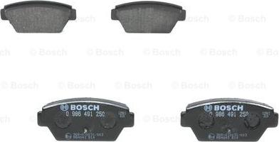 BOSCH 0 986 491 250 - Jarrupala, levyjarru inparts.fi