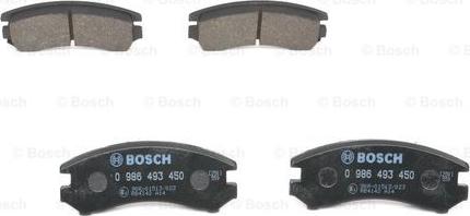 BOSCH 0 986 493 450 - Jarrupala, levyjarru inparts.fi