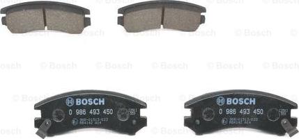 BOSCH 0 986 493 450 - Jarrupala, levyjarru inparts.fi