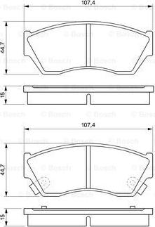 BOSCH 0 986 493 340 - Jarrupala, levyjarru inparts.fi