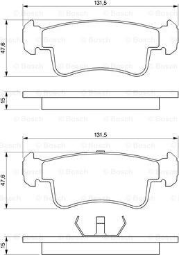 BOSCH 0 986 493 360 - Jarrupala, levyjarru inparts.fi