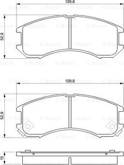 BOSCH 0 986 493 790 - Jarrupala, levyjarru inparts.fi