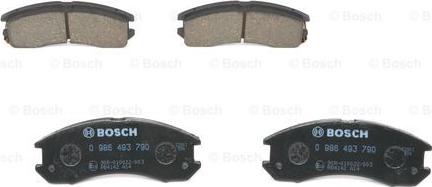 BOSCH 0 986 493 790 - Jarrupala, levyjarru inparts.fi