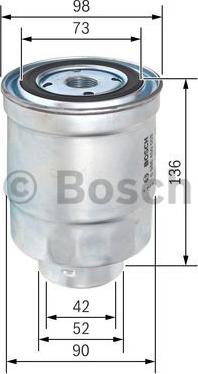 BOSCH 0 986 450 508 - Polttoainesuodatin inparts.fi