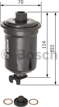 BOSCH 0 986 450 604 - Polttoainesuodatin inparts.fi