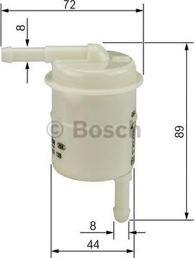 BOSCH 0 986 450 009 - Polttoainesuodatin inparts.fi