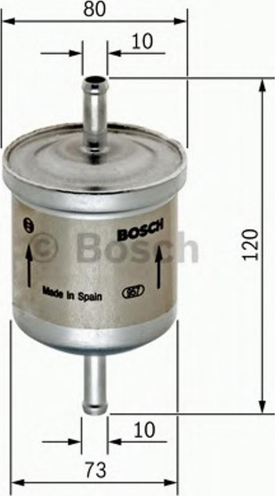 BOSCH 0 986 450 150 - Polttoainesuodatin inparts.fi