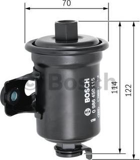 BOSCH 0 986 450 115 - Polttoainesuodatin inparts.fi