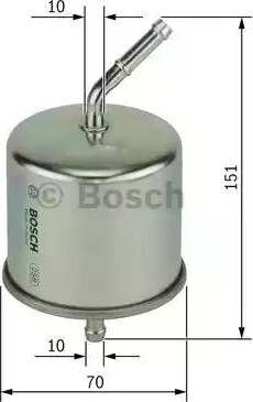 BOSCH 0 986 450 222 - Polttoainesuodatin inparts.fi