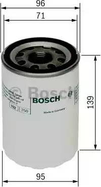 BOSCH 0 986 452 046 - Öljynsuodatin inparts.fi