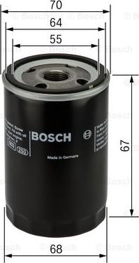 BOSCH 0 986 452 058 - Öljynsuodatin inparts.fi