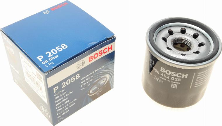 BOSCH 0 986 452 058 - Öljynsuodatin inparts.fi