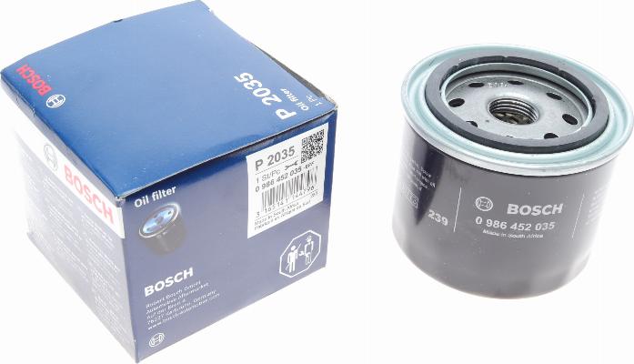 BOSCH 0 986 452 035 - Öljynsuodatin inparts.fi